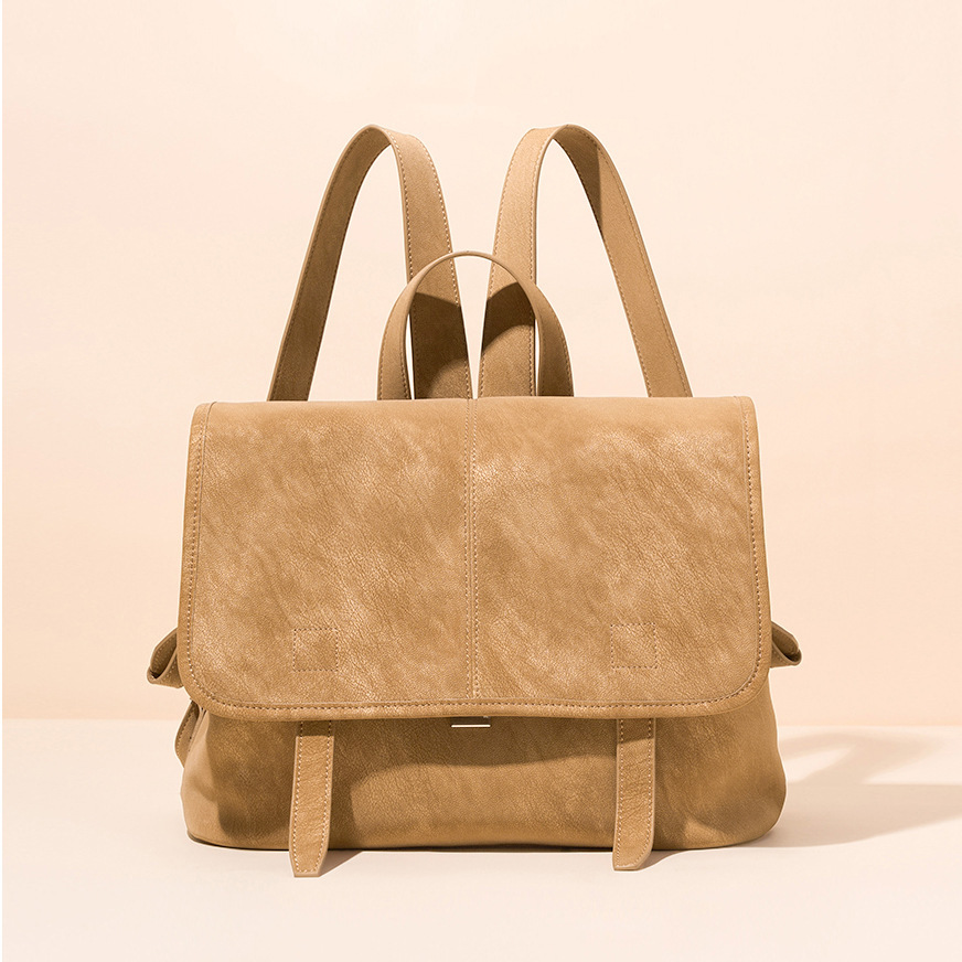 여성용 빈티지 정품 가죽 백팩 캐주얼 플랩 숄더백 여행 - Leather Work Rucksack 리뷰 및 가격