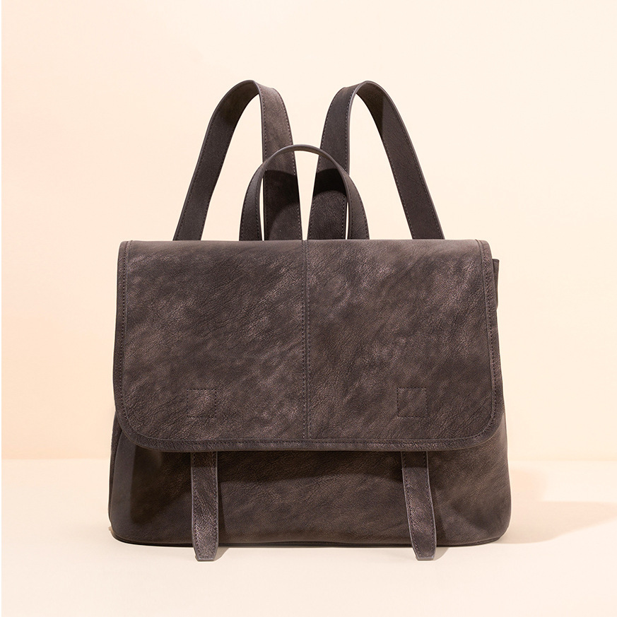 여성용 빈티지 정품 가죽 백팩 캐주얼 플랩 숄더백 여행 - Leather Work Rucksack 리뷰 및 가격