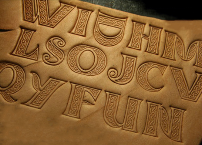 켈트 스타일 라 타네 문화 26개 문자 몰드 세트 수공 - Unique Leather Work 리뷰 및 가격