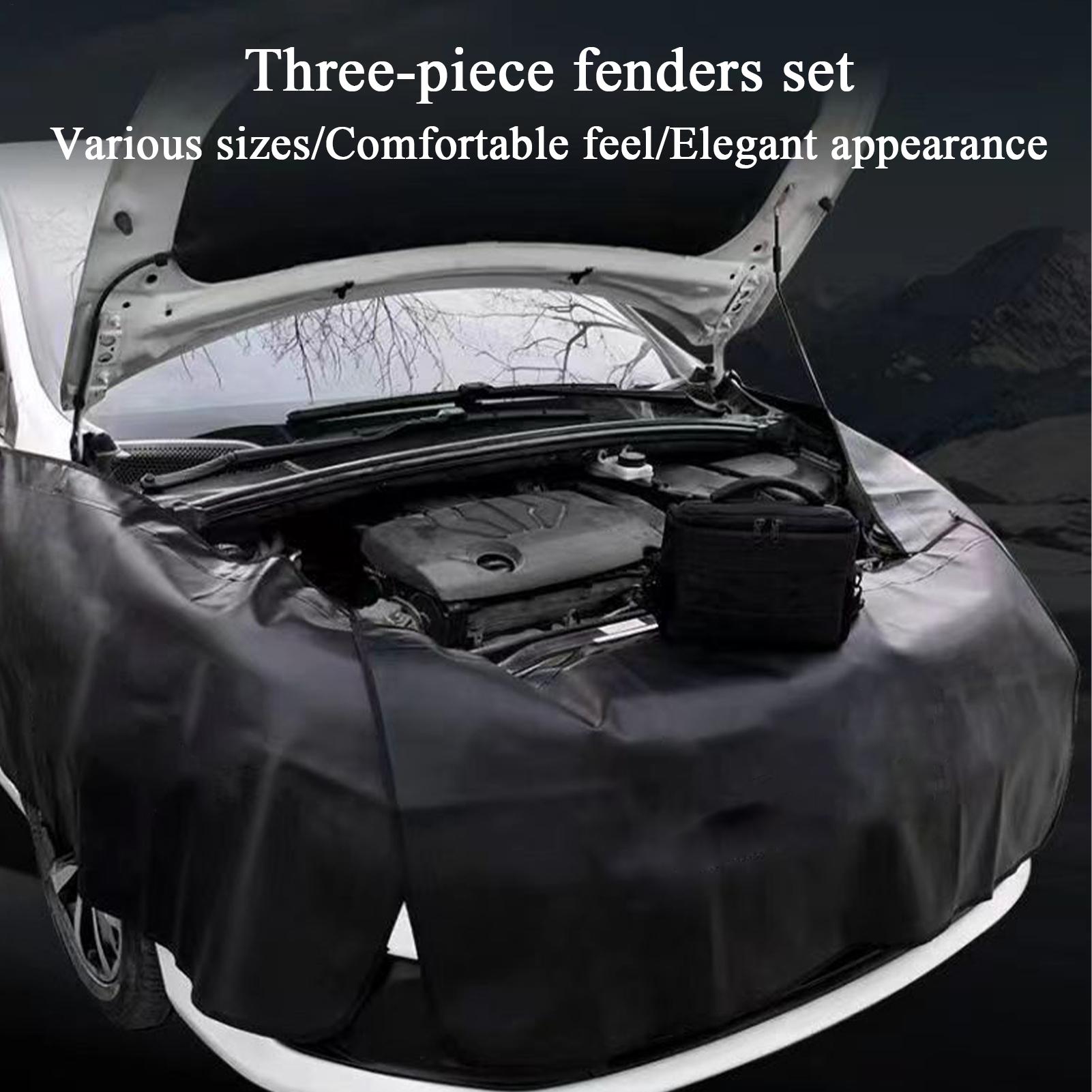 3개입 PU 가죽 접이식 차량 펜더 커버, 차량 수리  - Leather Work For Car 리뷰 및 가격