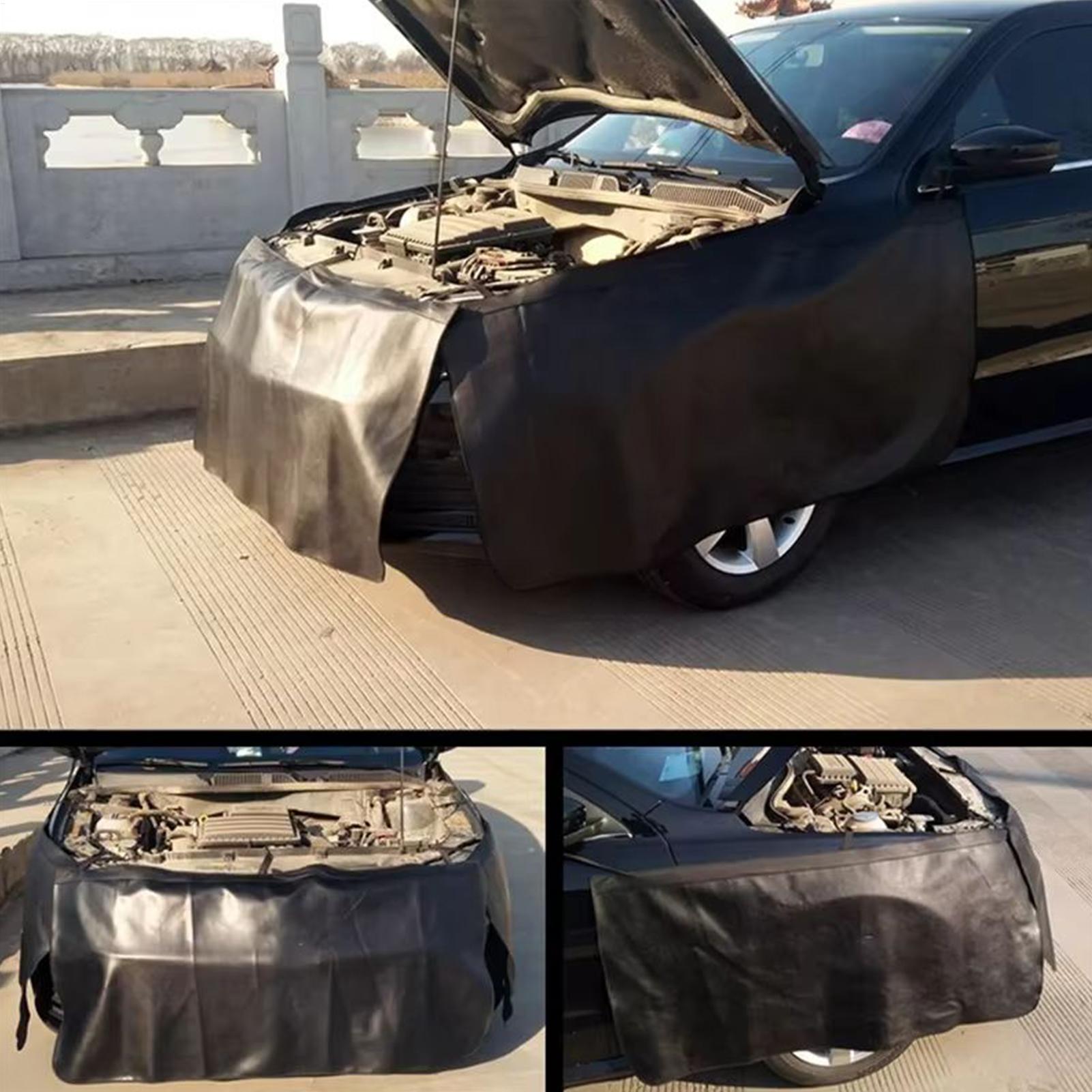 3개입 PU 가죽 접이식 차량 펜더 커버, 차량 수리  - Leather Work For Car 리뷰 및 가격