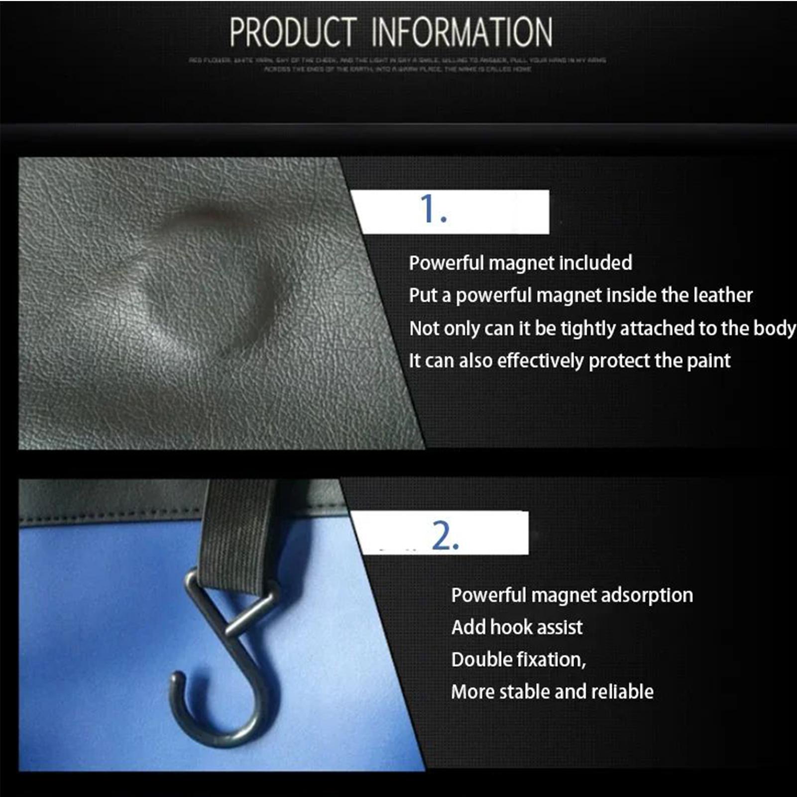 3개입 PU 가죽 접이식 차량 펜더 커버, 차량 수리  - Leather Work For Car 리뷰 및 가격