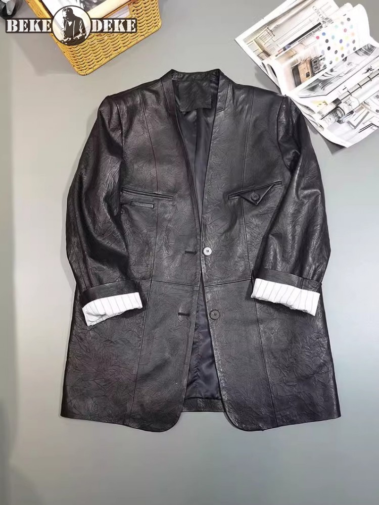 빈티지 오피스 레이디 슬림 핏 싱글 브레스트 V넥 세트 - Leather Work Jacket Women'S 리뷰 및 가격