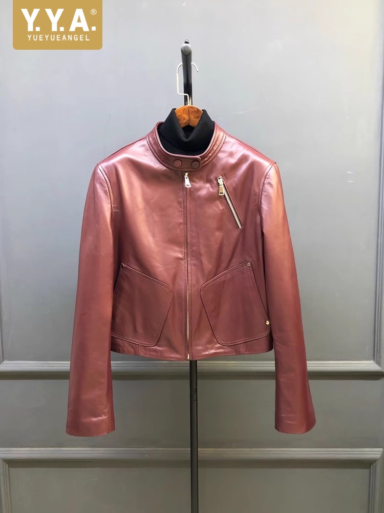 여성 봄 가을 새로운 스타일 레트로 짧은 재킷 아우터  - Leather Work Jacket Women'S 리뷰 및 가격