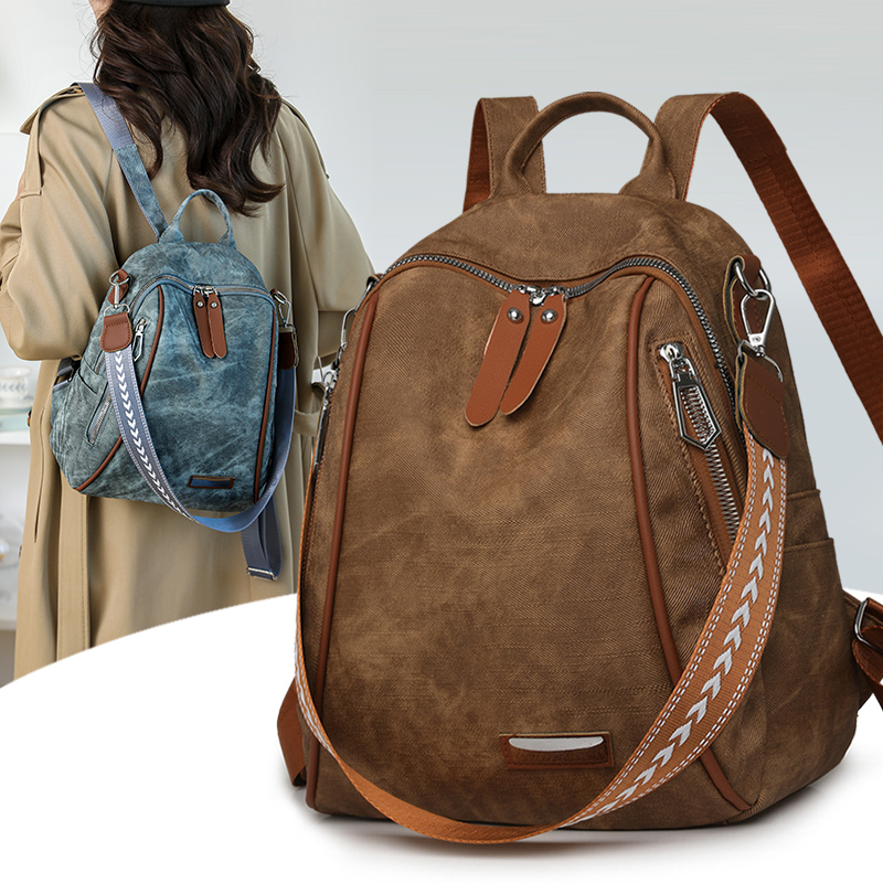 여성 대용량 배낭 가죽 빈티지 캐주얼 여행 가방 내구성 - Leather Work Rucksack 리뷰 및 가격