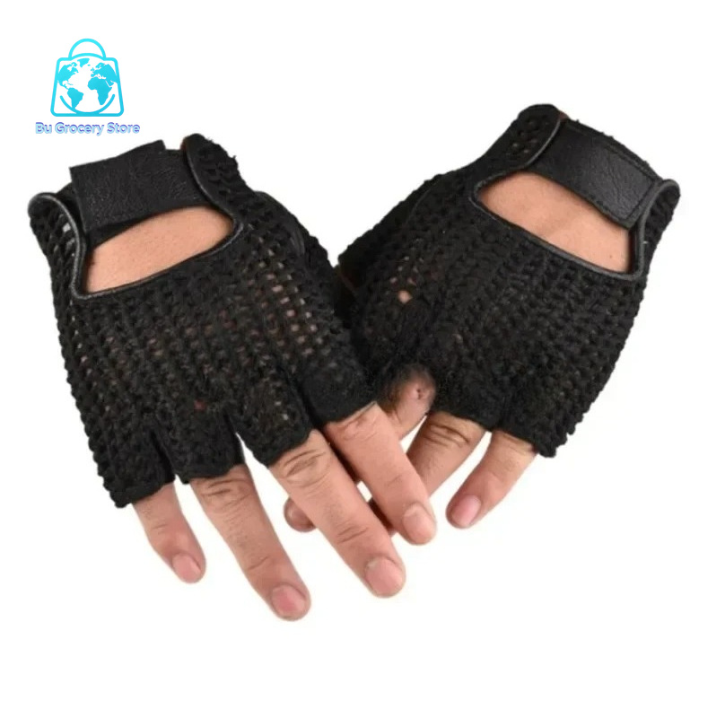 가죽 메쉬 핑거리스 장갑 모토크로스 피쉬넷 자동차 운전 - Leather Work For Car 리뷰 및 가격