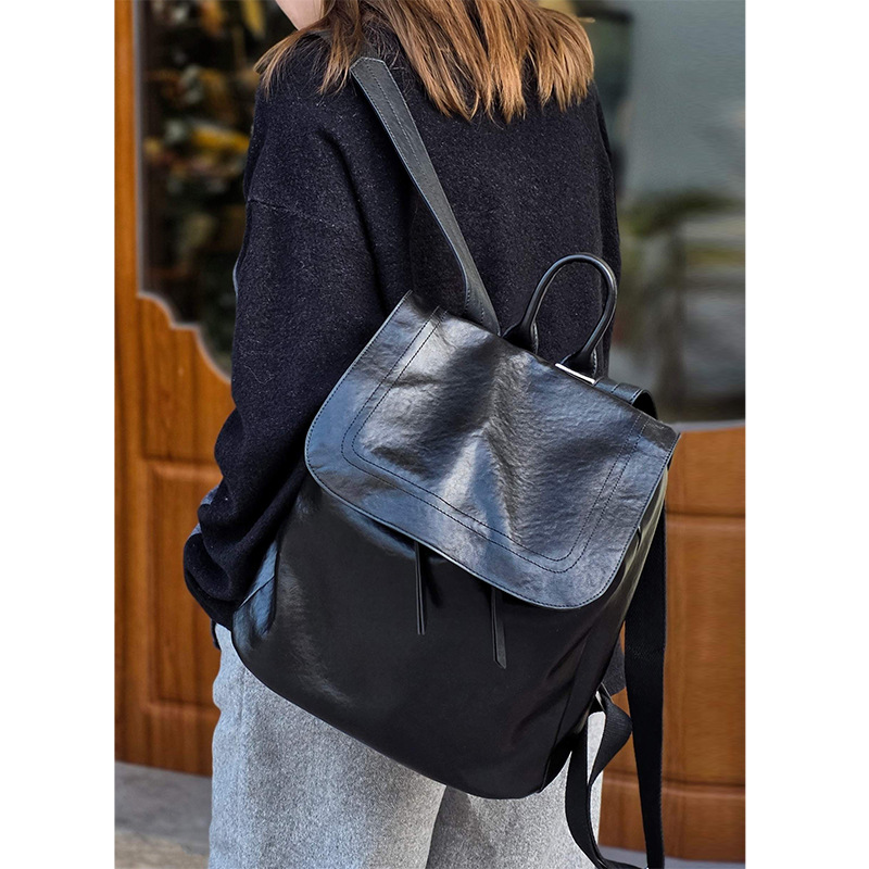 탑그레인 베지터블 태닝 소가죽 백팩 여성용 조절 가능한 - Leather Work Rucksack 리뷰 및 가격