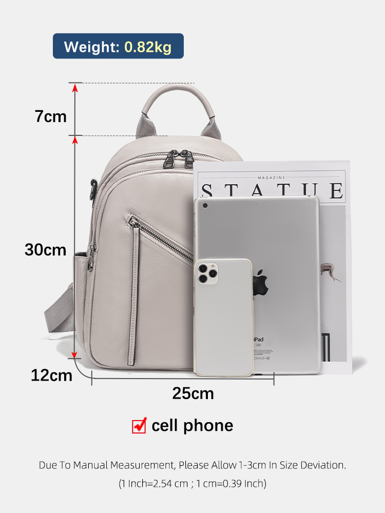 Zency 여성용 정품 가죽 백팩 여행용 멀티 포켓 숄 - Leather Work Rucksack 리뷰 및 가격