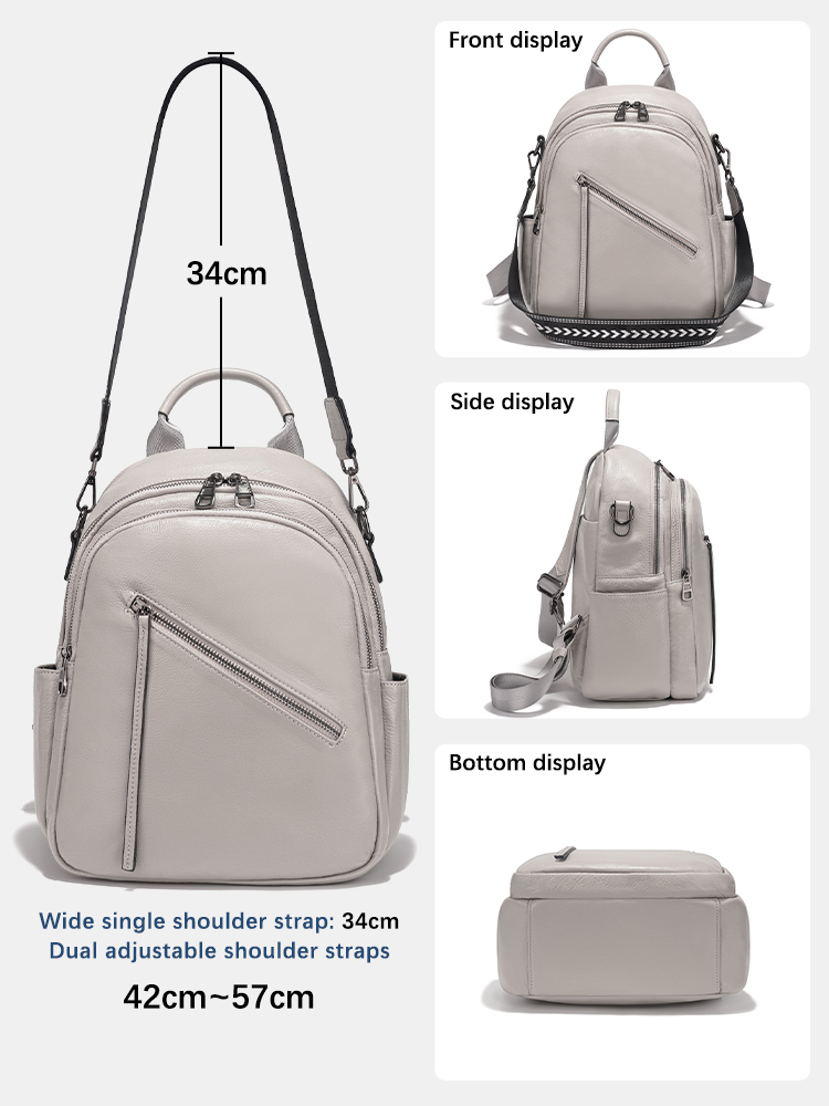 Zency 여성용 정품 가죽 백팩 여행용 멀티 포켓 숄 - Leather Work Rucksack 리뷰 및 가격