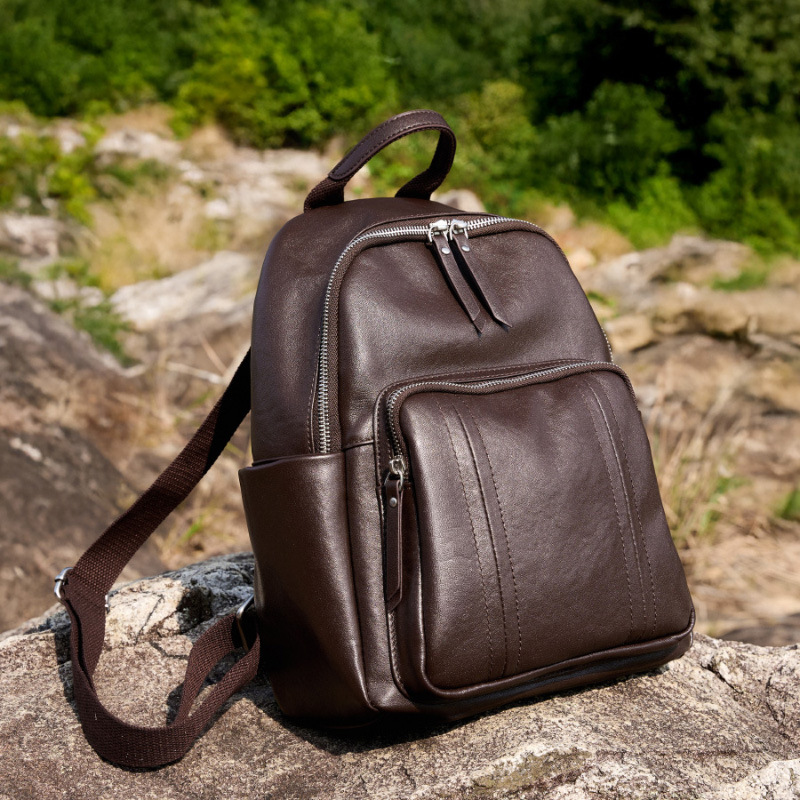 젠시 여성용 백팩 대형 여성용 가방 천연 가죽 레트로  - Leather Work Rucksack 리뷰 및 가격