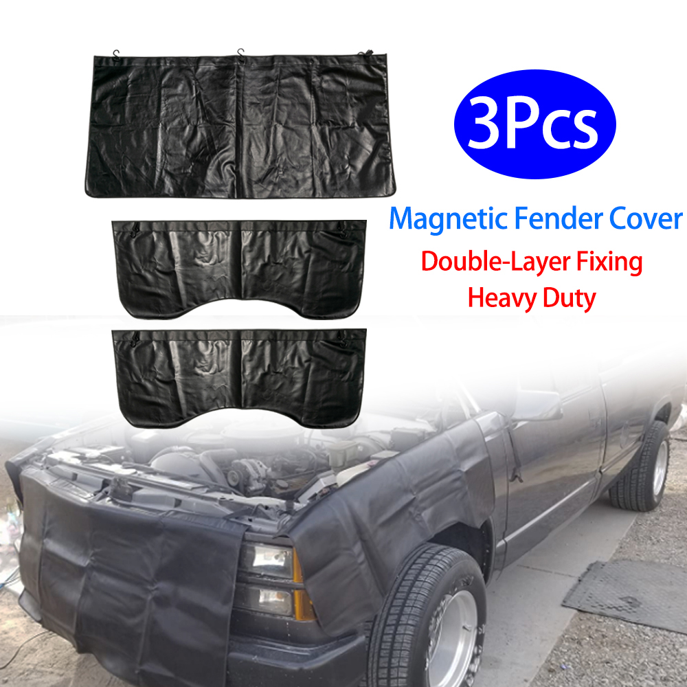 3개 세트 자석 펜더 커버 경량 가죽 자동차 바디 보호 - Leather Work For Car 리뷰 및 가격