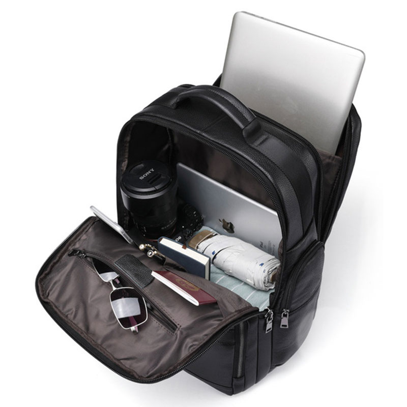 Luufan 정품 가죽 백팩, USB 대형 블랙 배낭, - Leather Work Rucksack 리뷰 및 가격