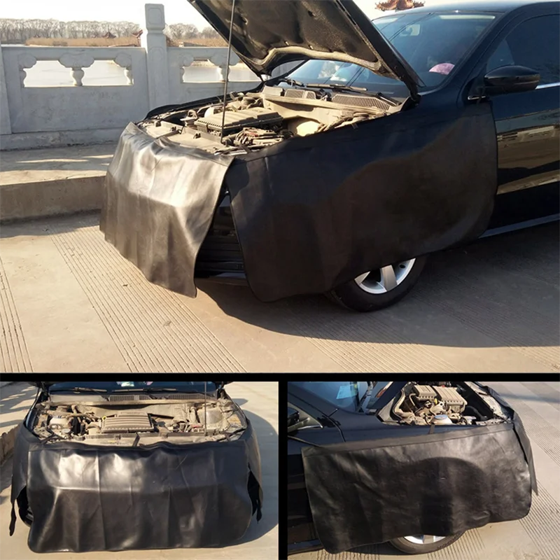 범용 자석식 자동차 펜더 보호 매트, 접이식 마이크로파 - Leather Work For Car 리뷰 및 가격