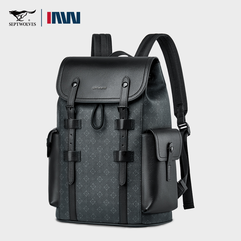 Septwolves 고품질 비즈니스 인쇄 가죽 배낭 남 - Leather Work Rucksack 리뷰 및 가격