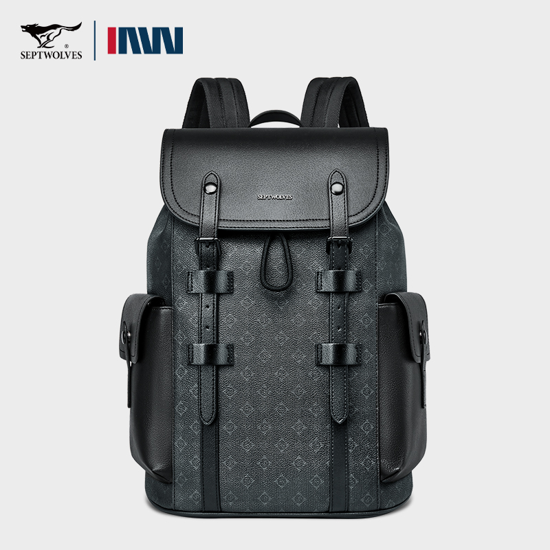 Septwolves 고품질 비즈니스 인쇄 가죽 배낭 남 - Leather Work Rucksack 리뷰 및 가격
