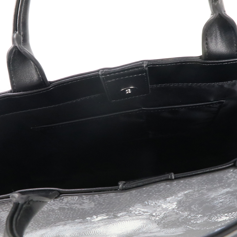 빈티지 피규어 아트 프린트 PU 가죽 토트백 여성용 탑 - Leatherwork Art 리뷰 및 가격