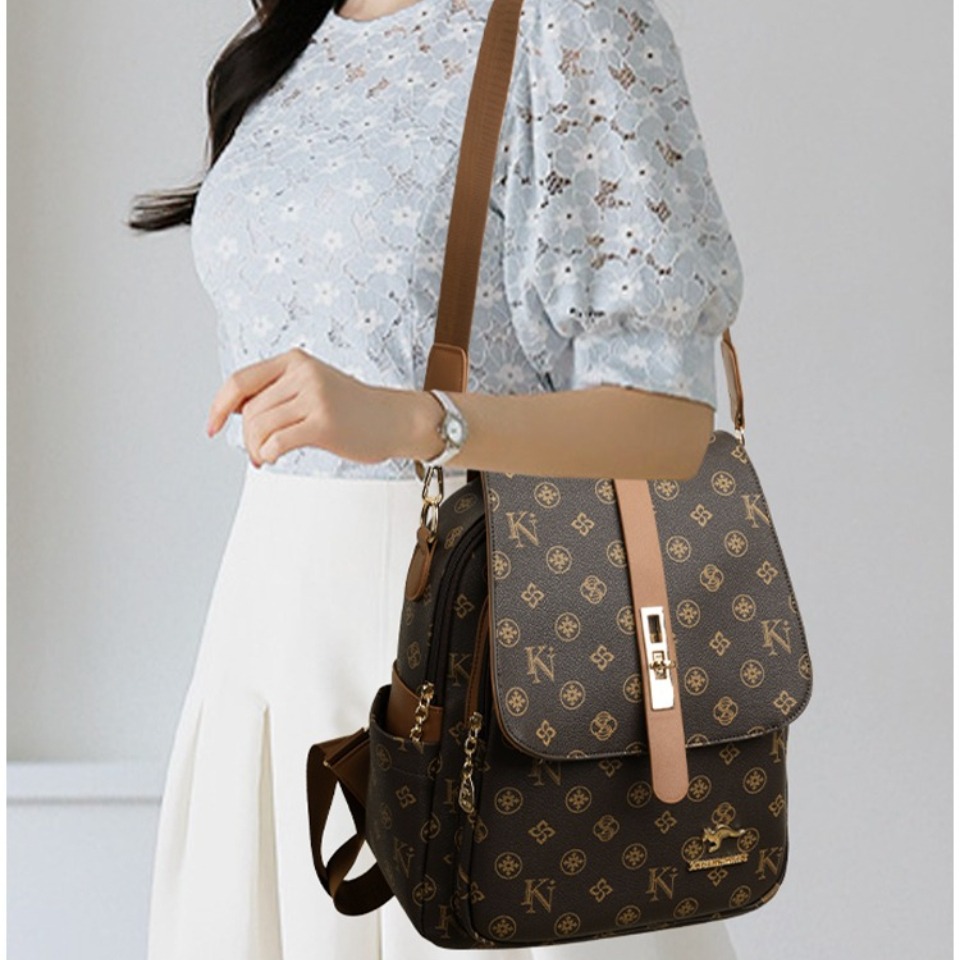 빈티지 프린트 백팩 고품질 소프트 PU 가죽 여행 배낭 - Leather Work Rucksack 리뷰 및 가격